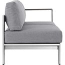 Shore Right-Arm Corner Sectional Outdoor Patio Aluminum Loveseat