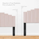 Noelle Performance Velvet Twin Headboard