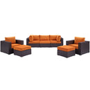 Convene 7 Piece Outdoor Patio Sectional Set