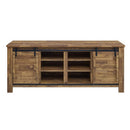 Cheshire 71" Rustic Sliding Door TV Stand