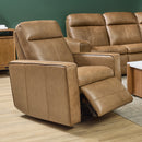 Dutch Power Swivel Gliding Recliner with Power Headrest, Lumbar, Heat & Massage - 5000010283 - Michael's Discount Furniture