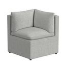 Portland UPH Corner Nook in Grey Boucle