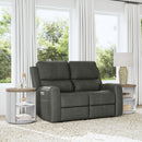 Linden Power Reclining Loveseat with Power Headrests & Lumbar - 5000007531 - Michael's Discount Furniture