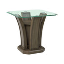Dapper Square End Table Grey