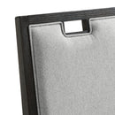 Elodie Counter Chair with Grey Fabric in Charcoal (2 Per Carton)