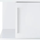 Wendolyn Wine Cabinet with Light in Glossy White