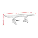 Stone Dining 7PC Set- Table, 4 Side Chairs, & 2 Parson Chairs
