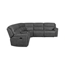 Camaro 6PC Sectional Set in Nugget Grey