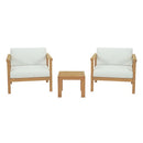 Bayport 3 Piece Outdoor Patio Teak Set