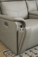 Vernon Latitudes Power Reclining Loveseat with Console, Power Headrests, Lumbar, Heat & Massage - 5000008262 - Michael's Discount Furniture