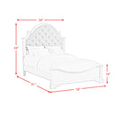 Eastwood Youth UPH Bedroom Set in Off-White