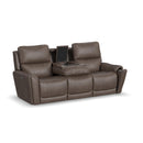 Carter Latitudes Power Reclining Sofa with Console & Power Headrests & Lumbar - 5000004704 - Michael's Discount Furniture