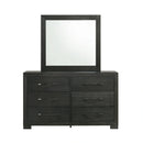 Allan Dresser & Mirror Set in Black