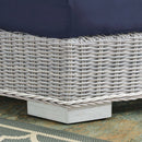 Conway Sunbrella� Outdoor Patio Wicker Rattan Round Corner Chair