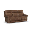 Alexander Power Reclining Sofa with Console, Power Headrest & Lumbar - 5000009170 - Michael's Discount Furniture