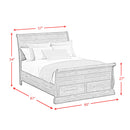 Park Ridge Sleigh Storage Bed