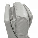 Prime Time P3 3PC Living Room Set with 7 Colors LED in Leather Gel Light Grey-Sofa, Loveseat & Recliner