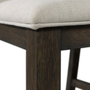 Grady 6PC Dining Set (72" Table + 4 Chairs + Bench) in Brown