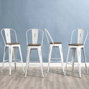Promenade Bar Stool Metal Set of 4
