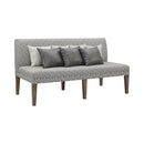 Gramercy Dining Three Seat Sofa w/Seven Pillows