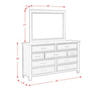 Sullivan Dresser & Mirror Set in Drift Grey