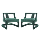Requisite Armchair Performance Velvet Set of 2