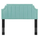Alyona Channel Tufted Performance Velvet Full/Queen Headboard