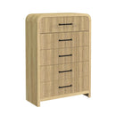 Ridgemont 5-Drawer Chest in Natural