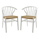 Flourish Spindle Wood Dining Side Chair Set of 2