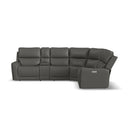 Carter Latitudes Power Reclining Sectional with Power Headrests & Lumbar - 5000-1587-SECTPH-88602