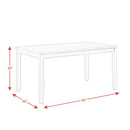Alex 60" 7PC Dining Set