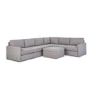 Flex 6-Seat Sectional with Narrow Arm and Storage Ottoman - 5000003380 - Michael's Discount Furniture