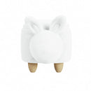 Rabbit Storage Stool in White