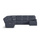 Sawyer Latitudes Power Reclining Sectional with Power Headrests & Lumbar - 5000-1845-SECTPH-00942 - Michael's Discount Furniture