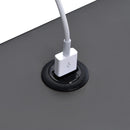Ember Nightstand (C-1094) GREY NIGHTSTAND W/ USB