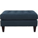 Empress Upholstered Fabric Large Ottoman