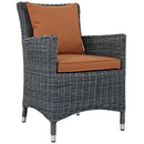 Summon 2 Piece Outdoor Patio Sunbrella� Dining Set