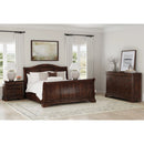Cameron Cherry Sleigh Bedroom Set