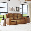 Wyatt Power Reclining Sofa with Power Headrests & Lumbar - 5000008821 - Michael's Discount Furniture