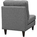 Empress Upholstered Fabric Lounge Chair