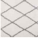 Toryn Diamond Lattice 5x8 Shag Area Rug