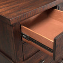 Jax Platform Storage Bedroom Set in Cherry