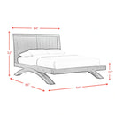 Allan Panel Bedroom Set in Black