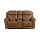 Mustang P3 Loveseat with Console in Aline