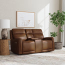 Alister Latitudes Power Gliding Loveseat with Console, Power Headrests & Lumbar - 5000008493 - Michael's Discount Furniture