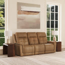Ranger Power Reclining Sofa with Console, Power Headrest, Lumbar, Heat & Massage - 5000009806 - Michael's Discount Furniture