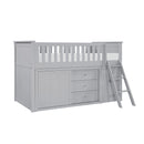 Orion-(6) Low Loft Bunk with Bookcase and 2 Dressers image