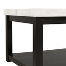 Marcello White Rectangular Coffee Table W/ Casters ISTA3 Packaging