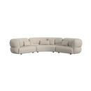 Four Seasons Loveseat in Woolen Camel with 2 Pillows