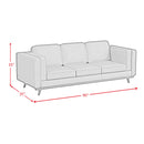 Venus Sofa with Cherry Finished Wooden Front
